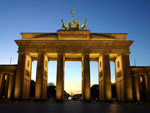 Das Brandenburger Tor in Berlin am Pariser Platz