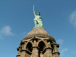 Hermannsdenkmal im Teutoburger Wald zwischen Detmold, Bielefeld und Paderborn